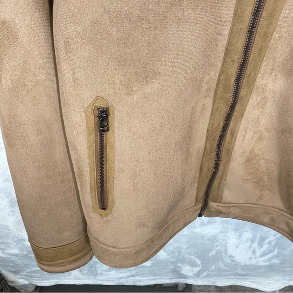 Blank NYC Snowed In Faux Fur Lined Jacket men’s small - Picture 11 of 14